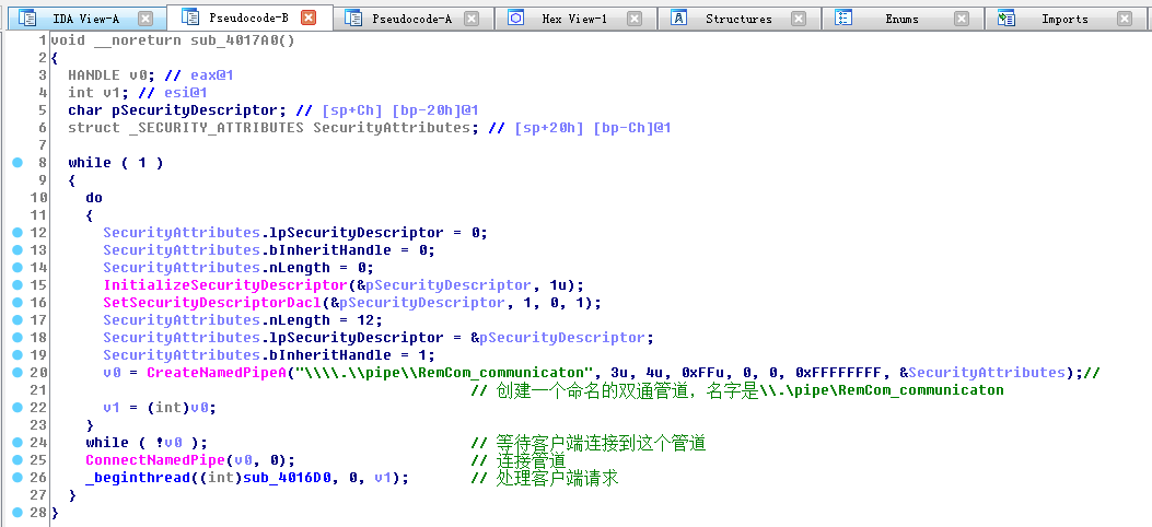 通信线程池代码